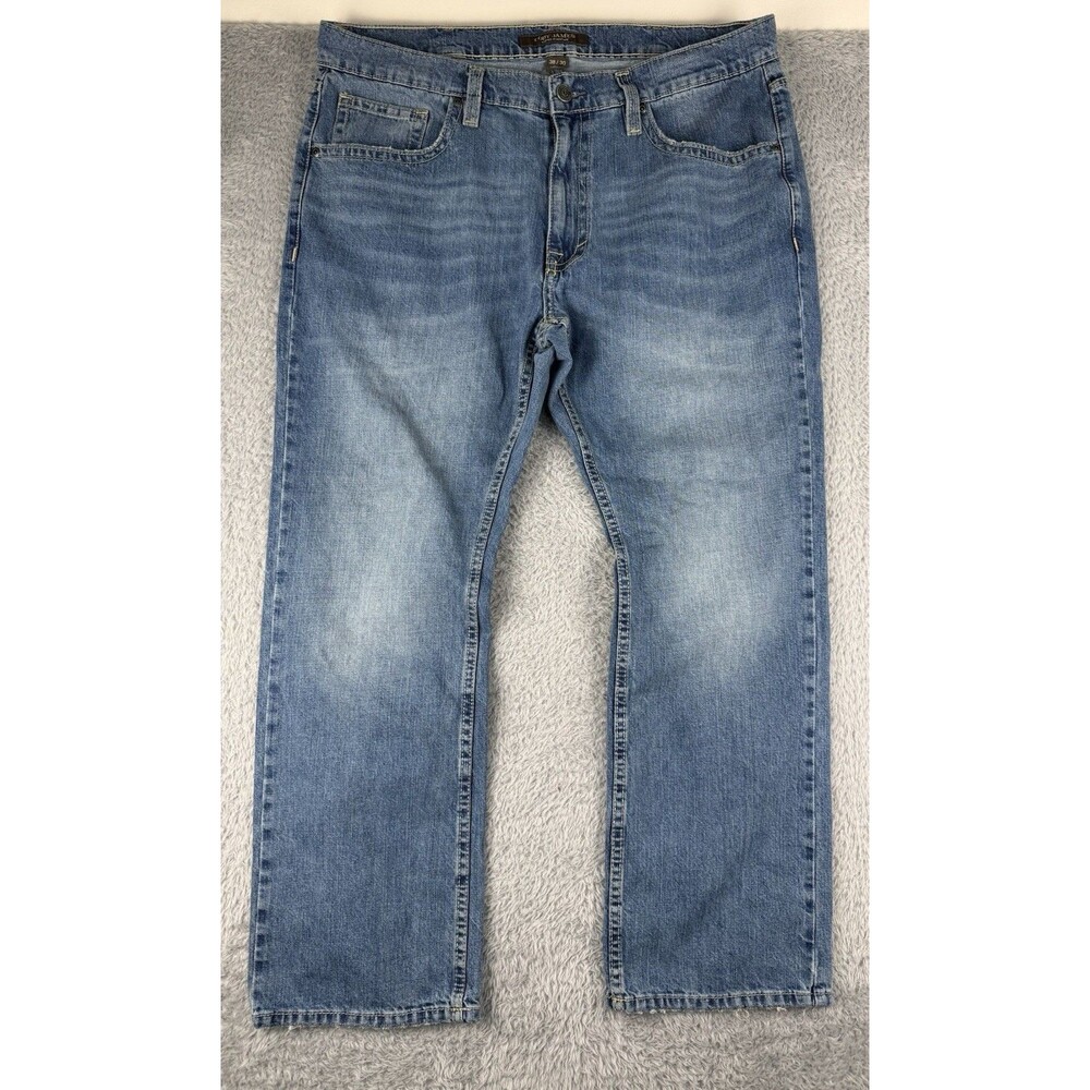Cody James Jackson Slim Straight Jeans Mens 38x30 (40x30)  Blue Denim Western